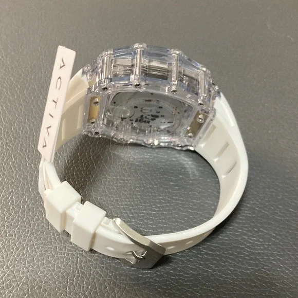 Activa Men's Watch w/ Skeleton Dial - 44.3mm, White (ACW2305-004) - Picture 5 of 7